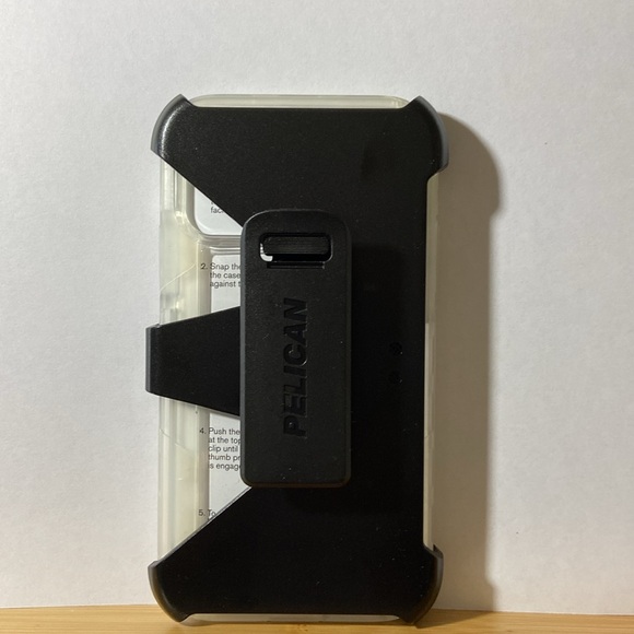 PELICAN iPhone 11 Pro/ Xs /X CLear case with clip - Picture 4 of 11